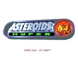 Asteroids Hyper 64 Title Screen